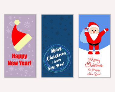 Mutlu Noeller ve mutlu yeni yıl tebrik kartları  