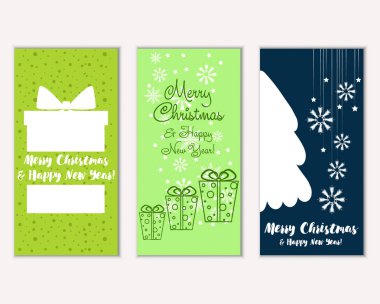 Mutlu Noeller ve mutlu yeni yıl tebrik kartları   