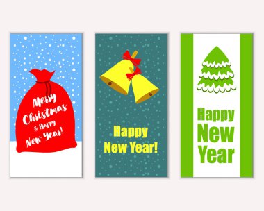 Mutlu Noeller ve mutlu yeni yıl tebrik kartları   
