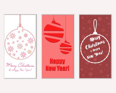 Mutlu Noeller ve mutlu yeni yıl tebrik kartları   