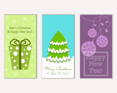 Mutlu Noeller ve mutlu yeni yıl tebrik kartları   
