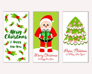 Mutlu Noeller ve mutlu yeni yıl tebrik kartları   