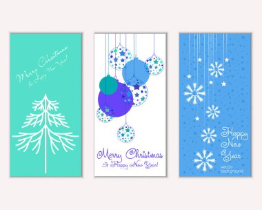 Mutlu Noeller ve mutlu yeni yıl tebrik kartları   