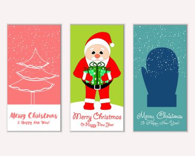 Mutlu Noeller ve mutlu yeni yıl tebrik kartları   