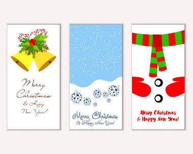 Mutlu Noeller ve mutlu yeni yıl tebrik kartları  