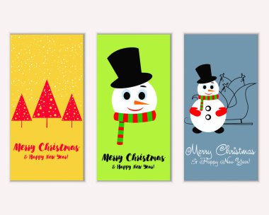 Mutlu Noeller ve mutlu yeni yıl tebrik kartları   