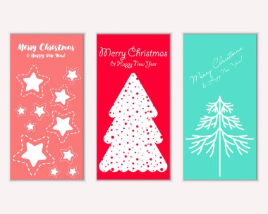 Mutlu Noeller ve mutlu yeni yıl tebrik kartları   