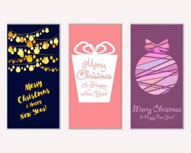 Mutlu Noeller ve mutlu yeni yıl tebrik kartları   