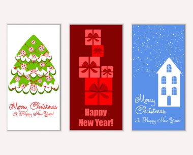 Mutlu Noeller ve mutlu yeni yıl tebrik kartları  