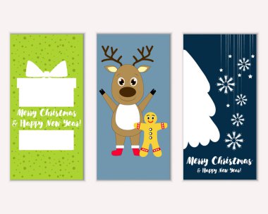 Mutlu Noeller ve mutlu yeni yıl tebrik kartları   