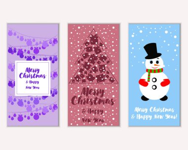 Mutlu Noeller ve mutlu yeni yıl tebrik kartları  