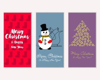 Mutlu Noeller ve mutlu yeni yıl tebrik kartları   