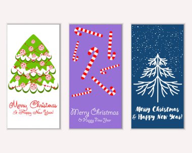 Mutlu Noeller ve mutlu yeni yıl tebrik kartları   