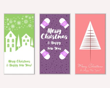 Mutlu Noeller ve mutlu yeni yıl tebrik kartları    