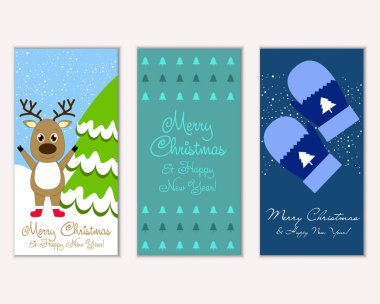 Mutlu Noeller ve mutlu yeni yıl tebrik kartları   