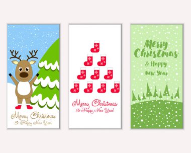 Mutlu Noeller ve mutlu yeni yıl tebrik kartları   