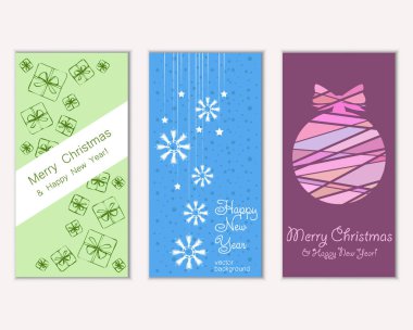 Mutlu Noeller ve mutlu yeni yıl tebrik kartları    