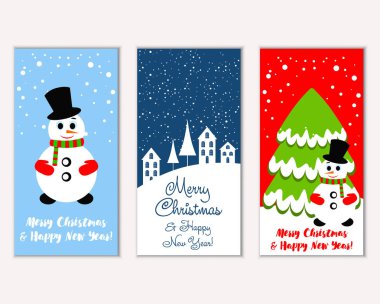 Mutlu Noeller ve mutlu yeni yıl tebrik kartları  