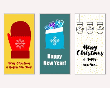 Mutlu Noeller ve mutlu yeni yıl tebrik kartları   