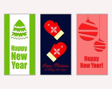 Mutlu Noeller ve mutlu yeni yıl tebrik kartları   
