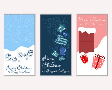Mutlu Noeller ve mutlu yeni yıl tebrik kartları  