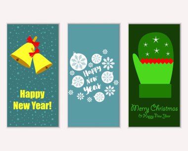 Mutlu Noeller ve mutlu yeni yıl tebrik kartları   