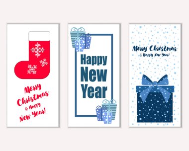 Mutlu Noeller ve mutlu yeni yıl tebrik kartları   