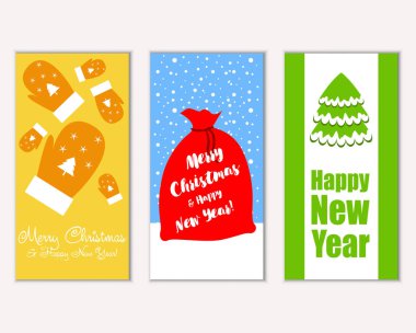 Mutlu Noeller ve mutlu yeni yıl tebrik kartları   