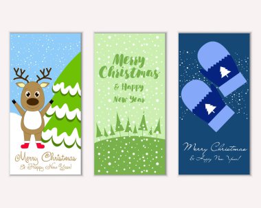 Mutlu Noeller ve mutlu yeni yıl tebrik kartları   