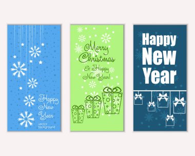 Mutlu Noeller ve mutlu yeni yıl tebrik kartları   