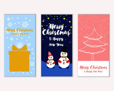 Mutlu Noeller ve mutlu yeni yıl tebrik kartları  