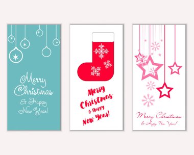 Mutlu Noeller ve mutlu yeni yıl tebrik kartları   