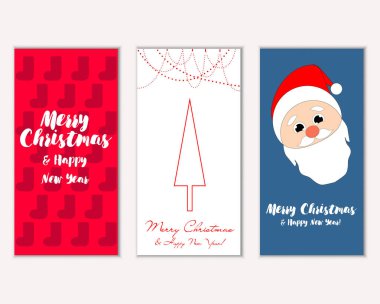 Mutlu Noeller ve mutlu yeni yıl tebrik kartları   