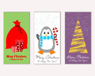 Mutlu Noeller ve mutlu yeni yıl tebrik kartları   
