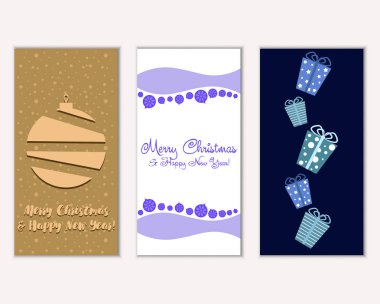 Mutlu Noeller ve mutlu yeni yıl tebrik kartları   