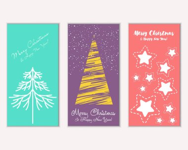 Mutlu Noeller ve mutlu yeni yıl tebrik kartları   