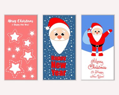 Mutlu Noeller ve mutlu yeni yıl tebrik kartları   