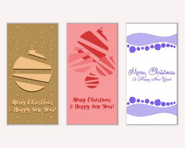 Mutlu Noeller ve mutlu yeni yıl tebrik kartları   