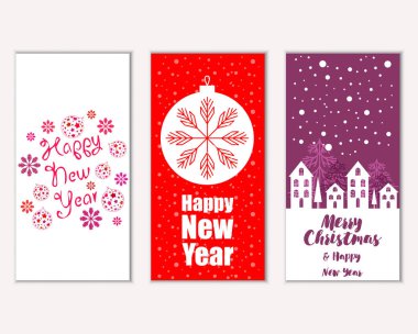 Mutlu Noeller ve mutlu yeni yıl tebrik kartları   
