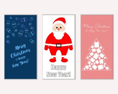Mutlu Noeller ve mutlu yeni yıl tebrik kartları   