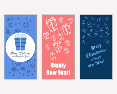 Mutlu Noeller ve mutlu yeni yıl tebrik kartları   