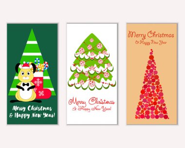 Mutlu Noeller ve mutlu yeni yıl tebrik kartları   