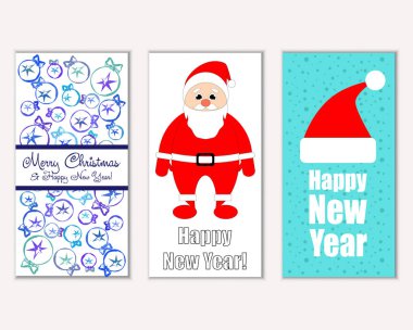 Mutlu Noeller ve mutlu yeni yıl tebrik kartları   