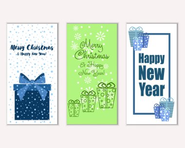 Mutlu Noeller ve mutlu yeni yıl tebrik kartları   