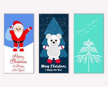 Mutlu Noeller ve mutlu yeni yıl tebrik kartları   