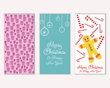 Mutlu Noeller ve mutlu yeni yıl tebrik kartları   