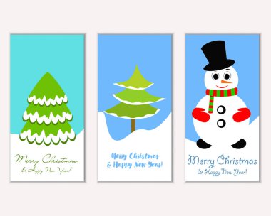 Mutlu Noeller ve mutlu yeni yıl tebrik kartları   