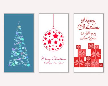 Mutlu Noeller ve mutlu yeni yıl tebrik kartları  
