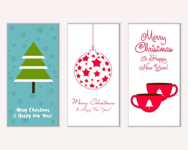Mutlu Noeller ve mutlu yeni yıl tebrik kartları   