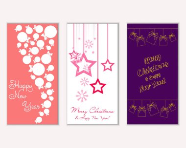 Mutlu Noeller ve mutlu yeni yıl tebrik kartları   